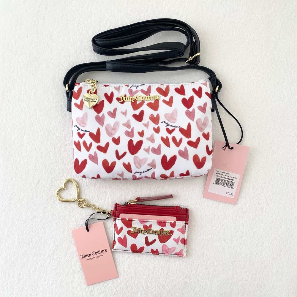 Juicy couture crossbody bag and card case